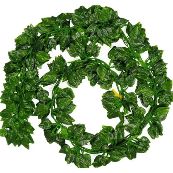 84 feet 12 Pack Fake Vines Artificial Ivy Leaves Plants Hanging Greenery Plant - Picture 3 of 6